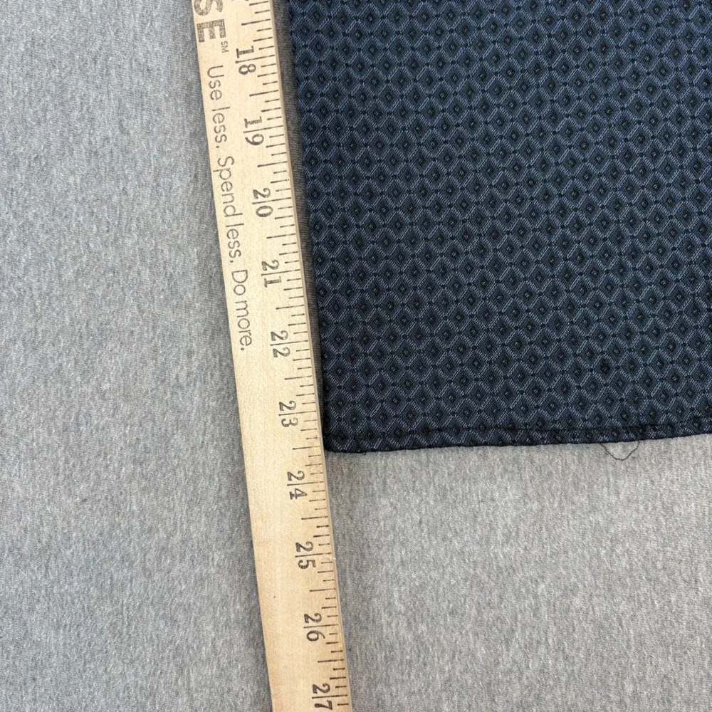 Roz & Ali Pant Womens 10 Blue Black‎ Geometric Print Straight Leg Casual Career - Picture 11 of 12